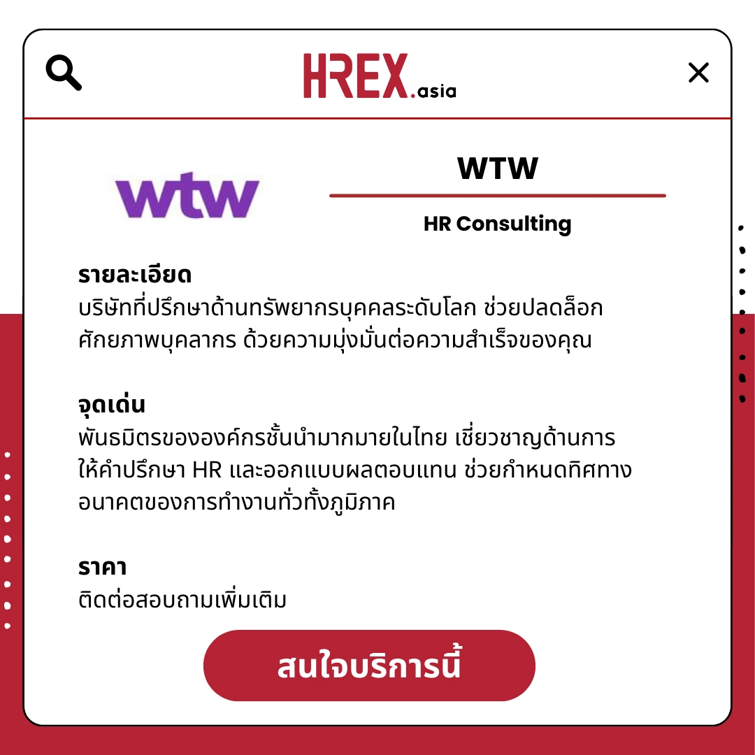 รวม HR Products and Services ใน HREX.asia กว่า 200+ 205 HREX HR Products and Services