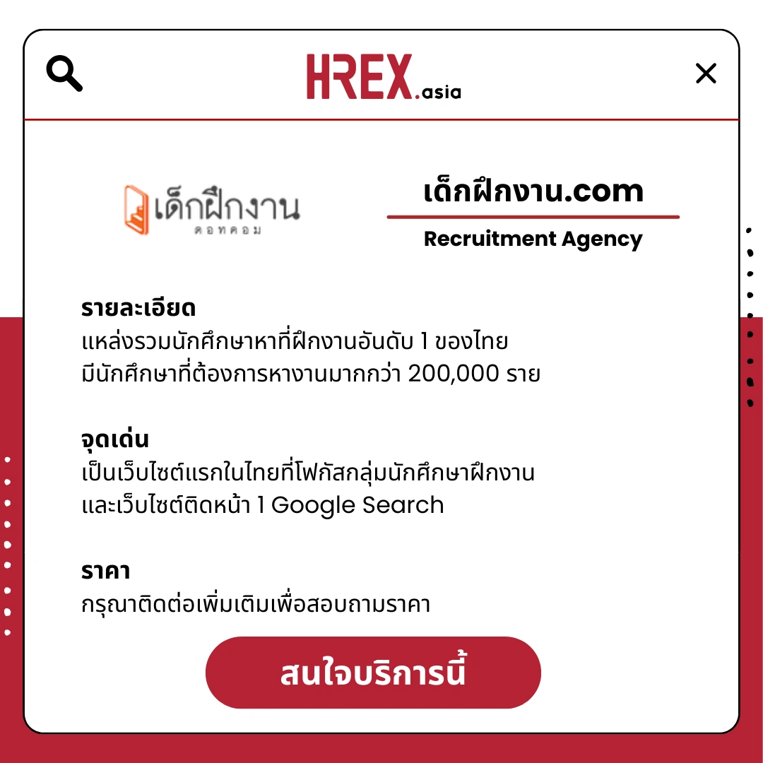 รวม HR Products and Services ใน HREX.asia กว่า 200+ 84 HREX HR Products and Services