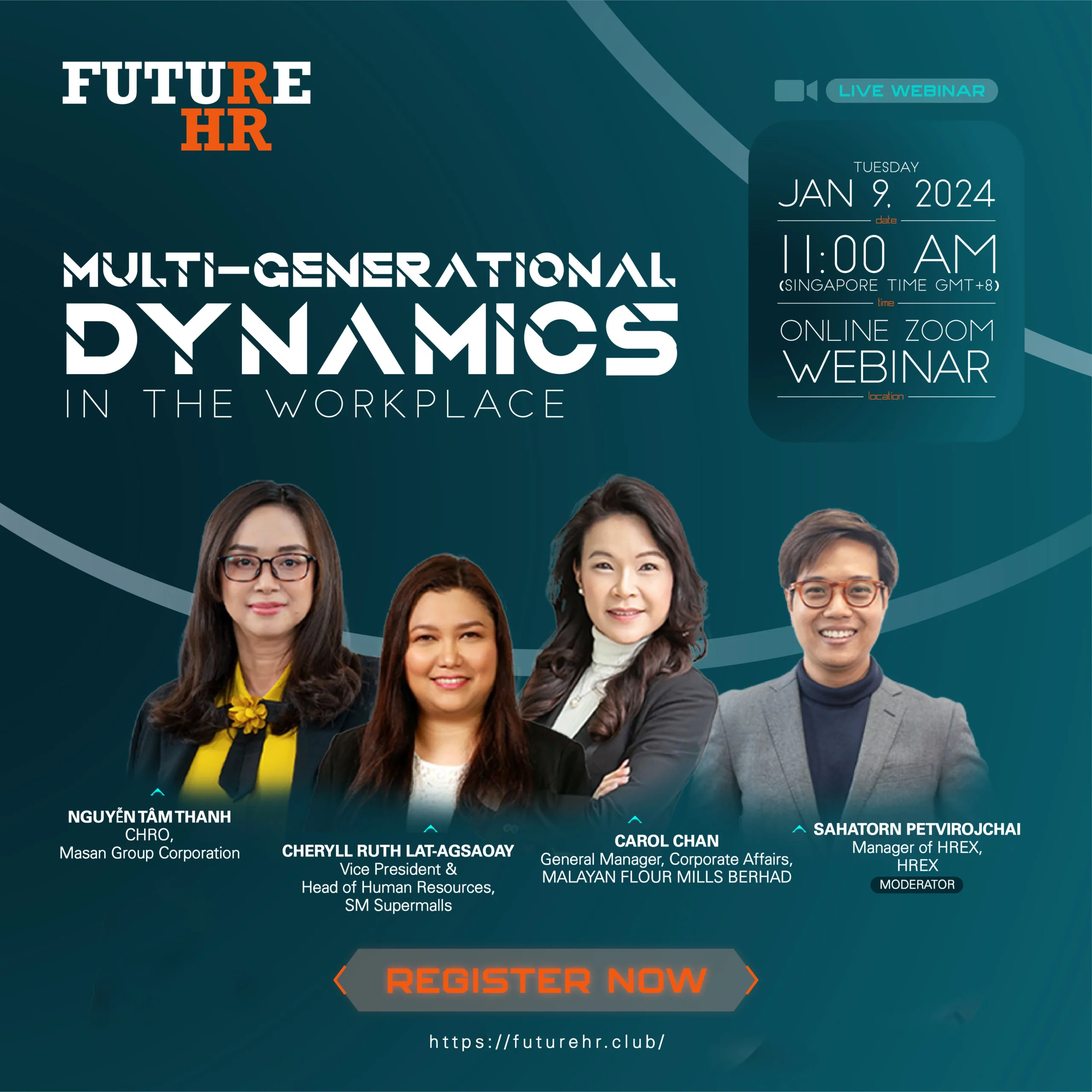 FUTUREHR ขอเชิญร่วมฟังเสวนา Multi-Generational Dynamics in the Workplace