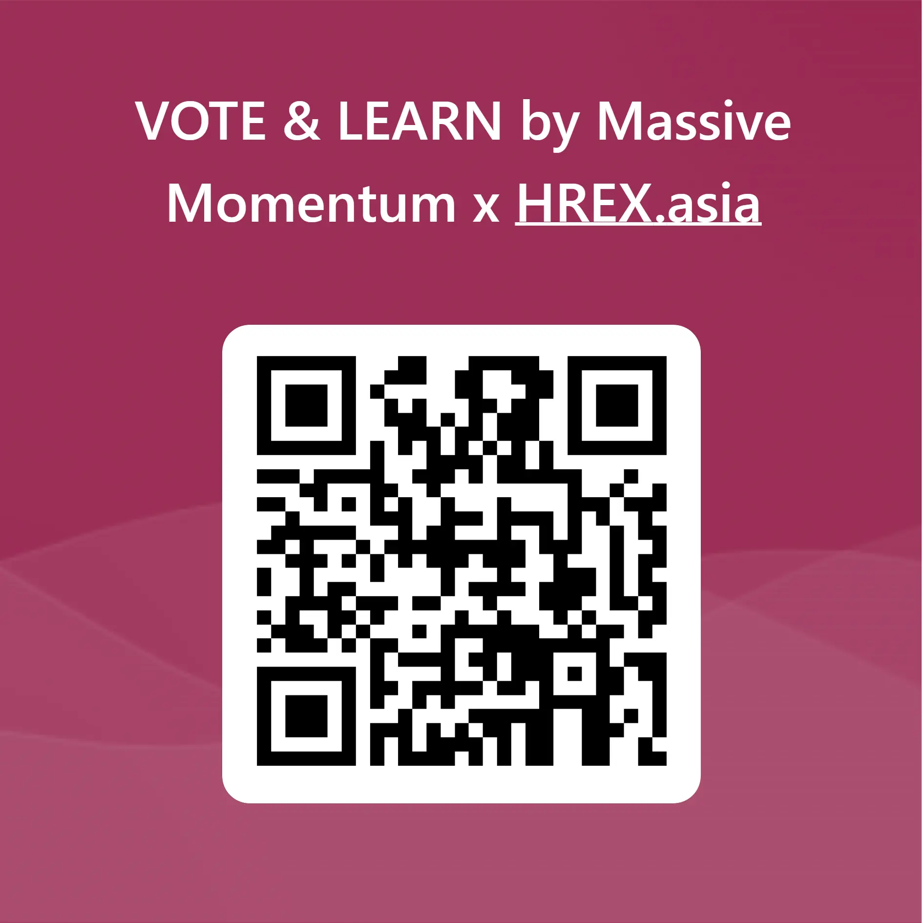 Massive Momentum X HREX ชวน VOTE & LEARN ฟัง Webinar รูปแบบใหม่ที่ ‘คุณ’ มีสิทธิเลือกหัวข้อการเรียนรู้ได้ด้วยตัวเอง 2 Massive Momentum X HREX ชวน VOTE & LEARN ฟัง Webinar รูปแบบใหม่ที่ ‘คุณ’ มีสิทธิเลือกหัวข้อการเรียนรู้ได้ด้วยตัวเอง