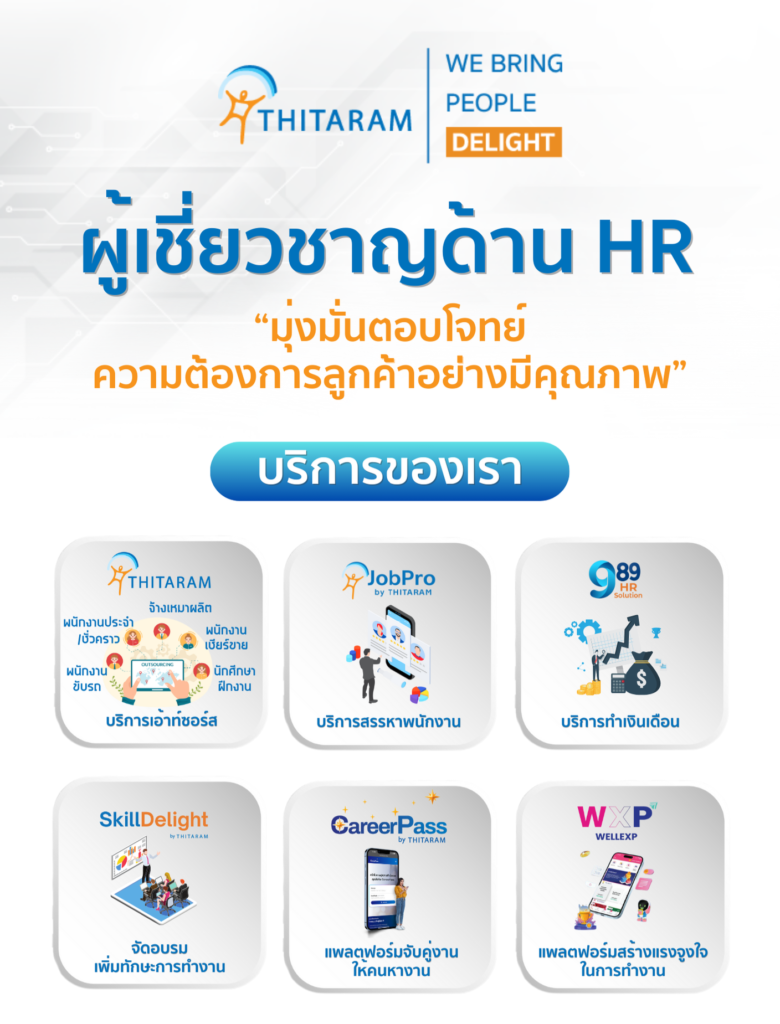 ลงทุนในงาน HR กับ Thitaram Group: พันธมิตรเพื่อความสำเร็จที่ยั่งยืนขององค์กร 