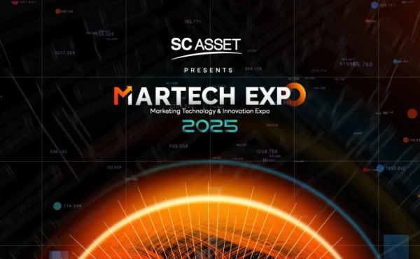 มหกรรมเทคโนโลยีการตลาดที่ใหญ่ที่สุดในเอเชียที่ 1 ปีมีครั้งเดียว! SC ASSET Presents MarTech Expo 2025: Exploring The Power 230 มหกรรมเทคโนโลยีการตลาดที่ใหญ่ที่สุดในเอเชียที่ 1 ปีมีครั้งเดียว! SC ASSET Presents MarTech Expo 2025: Exploring The Power