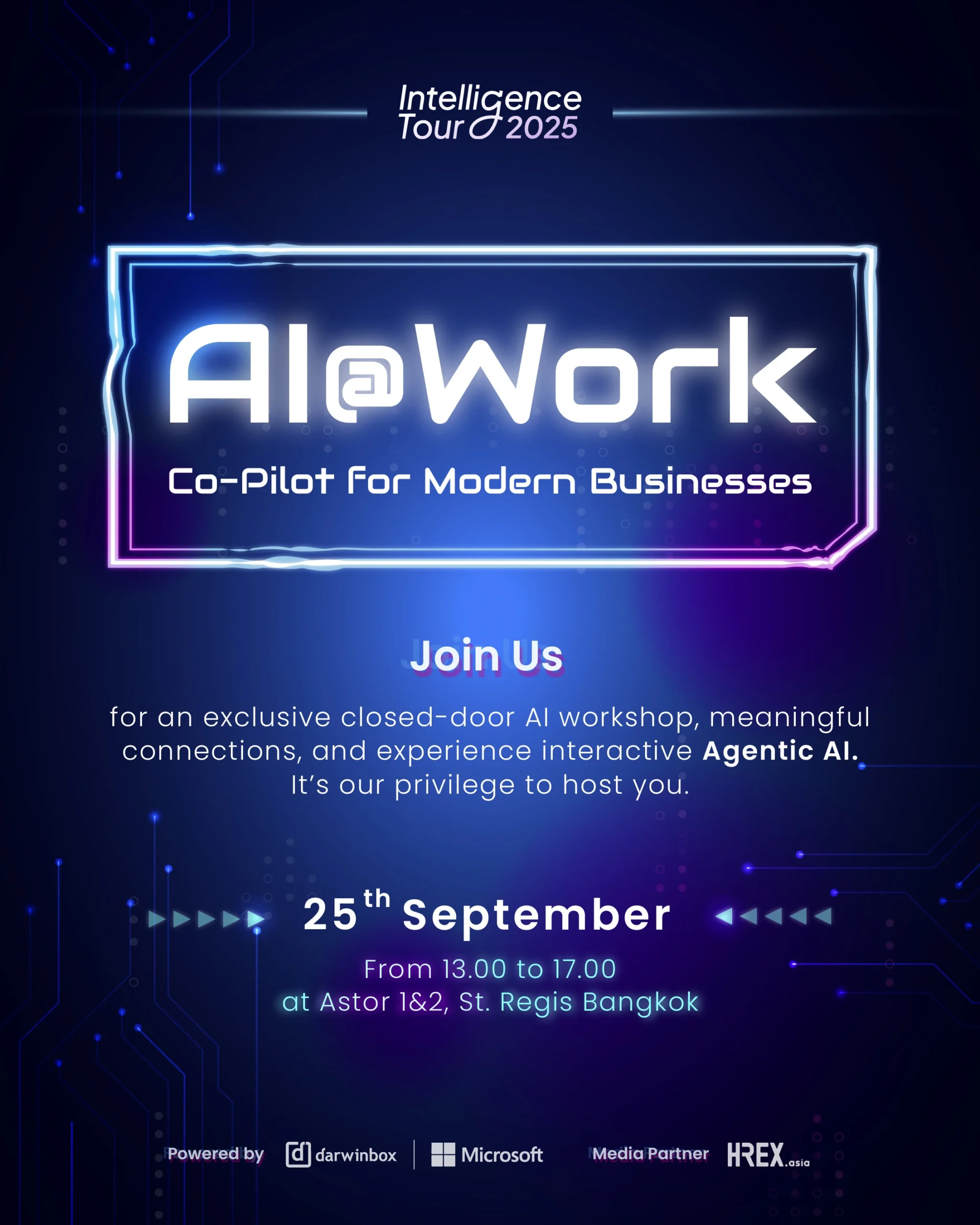 ขอเชิญผู้นำ HR ร่วมฟังสัมมนาพิเศษ AI@Work: Co-Pilot for Modern Businesses 1 ขอเชิญผู้นำ HR ร่วมฟังสัมมนาพิเศษ AI@Work: Co-Pilot for Modern Businesses