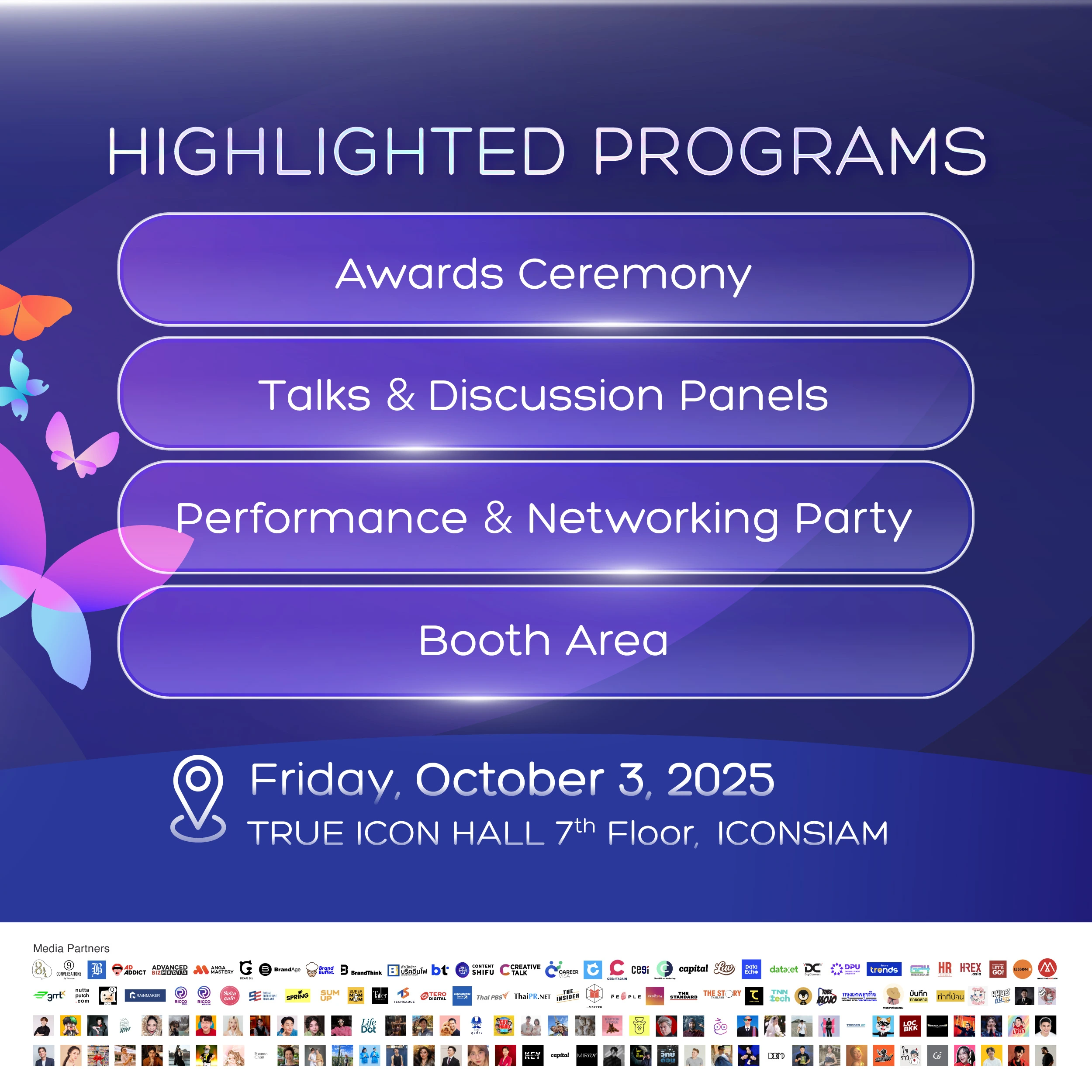 Thailand Influencer Awards 2025 by Tellscore งานประกาศรางวัลอินฟลูเอนเซอร์ที่ยิ่งใหญ่ที่สุดแห่งปีกลับมาแล้ว! 2 Thailand Influencer Awards 2025 by Tellscore งานประกาศรางวัลอินฟลูเอนเซอร์ที่ยิ่งใหญ่ที่สุดแห่งปีกลับมาแล้ว!