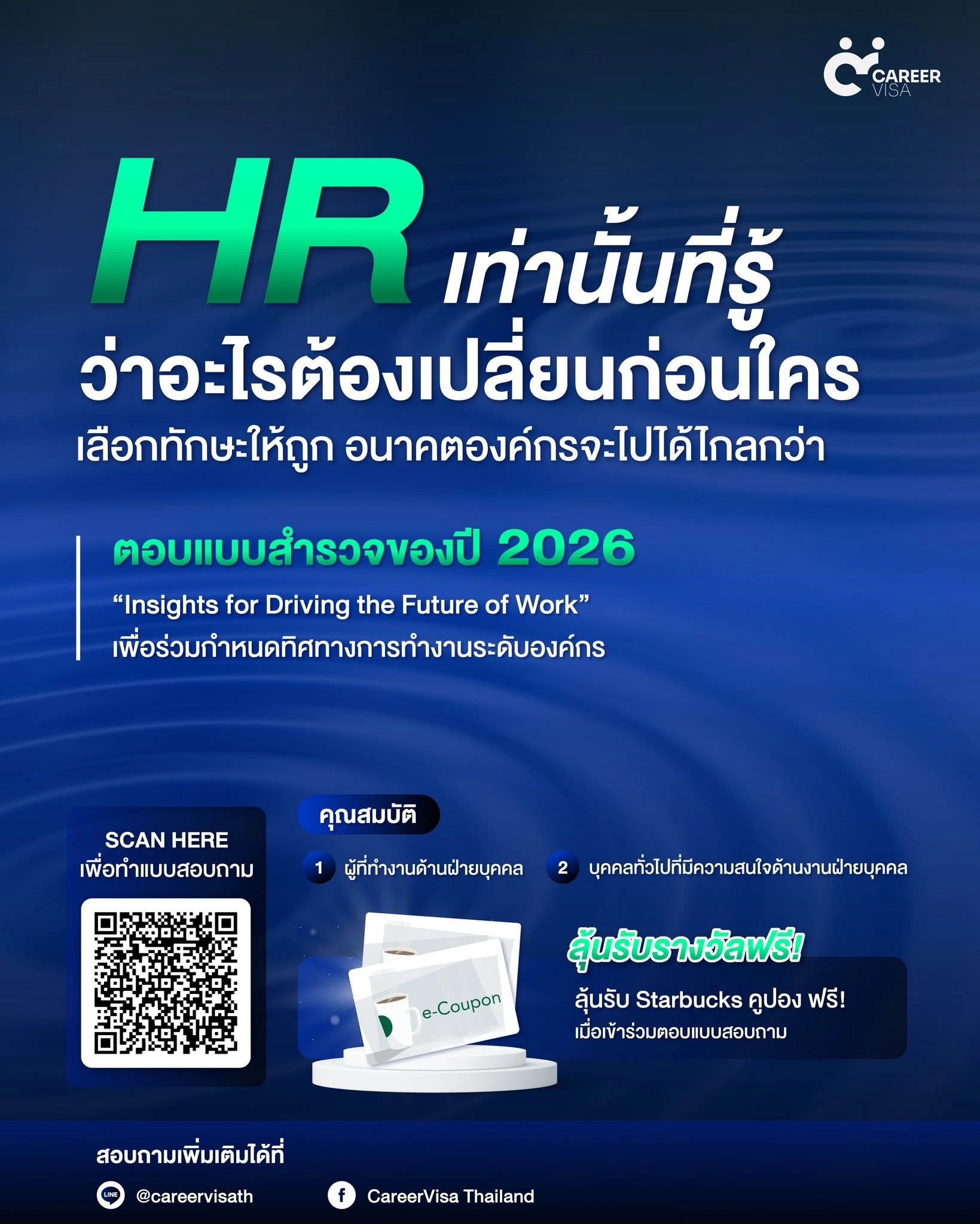 CareerVisa ชวน HR ทำแบบสอบถาม Insights for Driving the Future of Work 1 careervisa-insights-for-driving-the-future-of-work