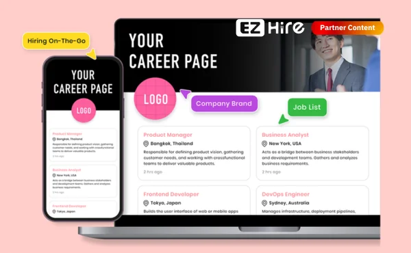ทำไมองค์กรควรมีเว็บไซต์รับสมัครงาน (Career Page) ของตัวเอง ? 1 career-page-recruitment-website