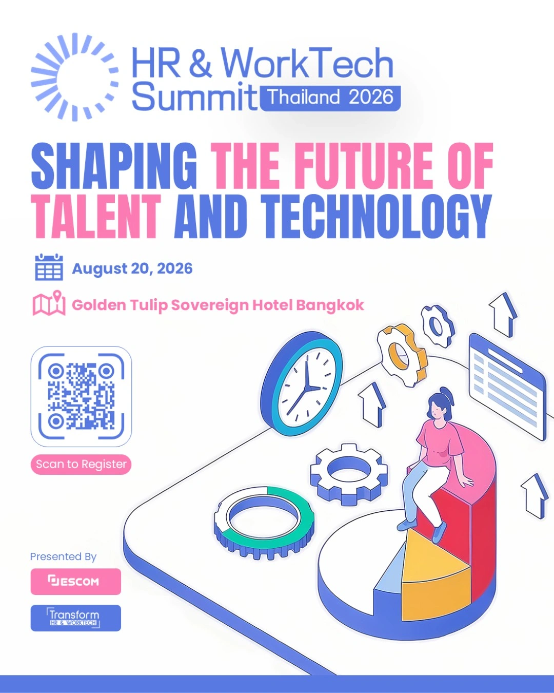 Escom Events เชิญร่วมงาน HR & WorkTech Summit Thailand 2026 ครั้งที่ 2 1 HR & WorkTech Summit Thailand 2026